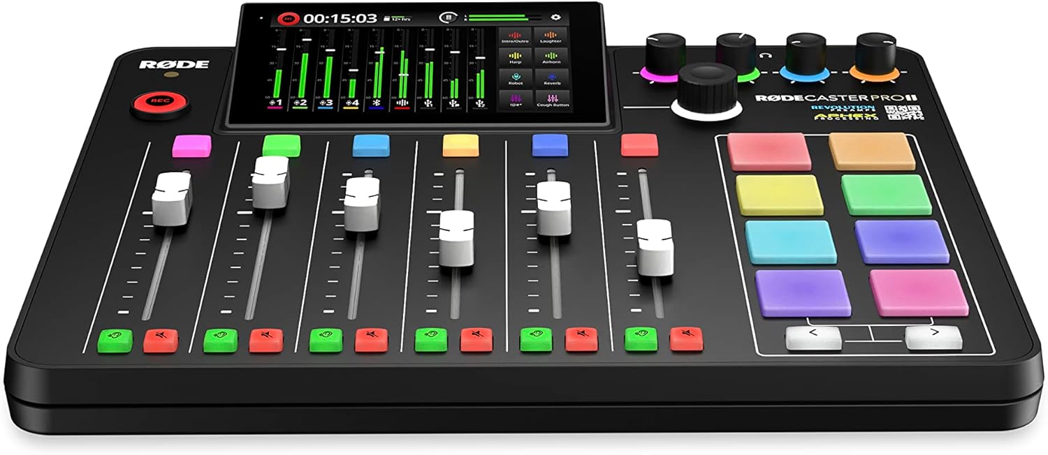 Rodecaster Pro 2 all-in-one podcast mixer