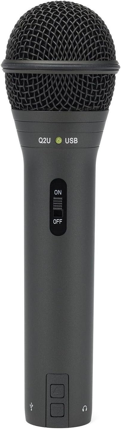 Samson Q2U USB XLR dynamic podcast microphone